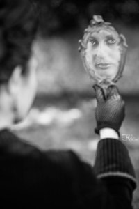 portrait-femme-reflet-visage-miroir-art-nouveau